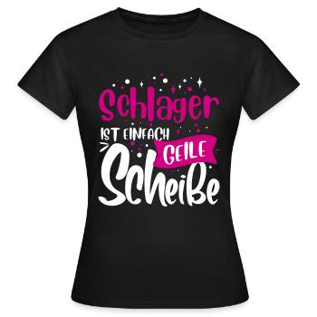 Concert Schlager - T-shirt Femme - noir - Devant - AI Model Female 172 dark (172cm)
