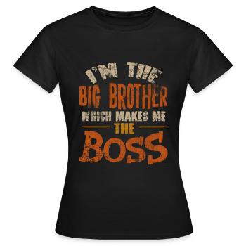 Big Brother - Women's T-Shirt - black - Front - AI Model Female 172 dark (172cm)
