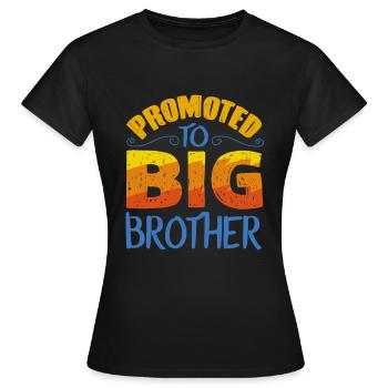 Promu grand frère - T-shirt Femme - noir - Devant - AI Model Female 172 dark (172cm)