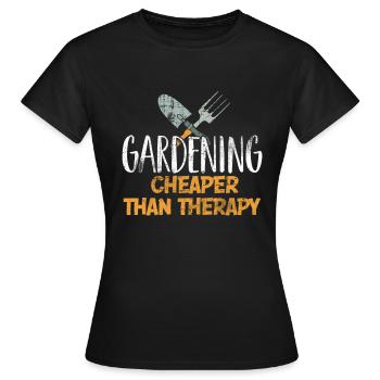 Jardinier jardinier - T-shirt Femme - noir - Devant - AI Model Female 172 dark (172cm)