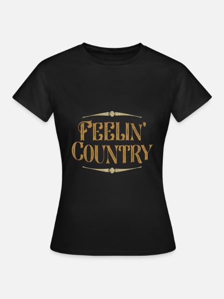 Country Musik - Frauen T-Shirt - Schwarz