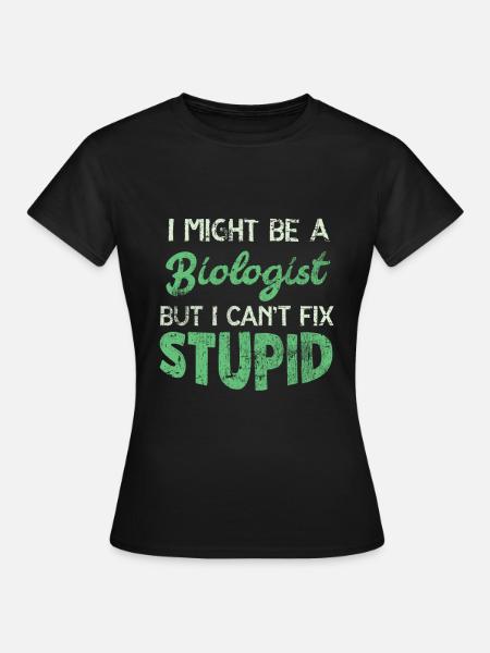 Biologie - Frauen T-Shirt - Schwarz