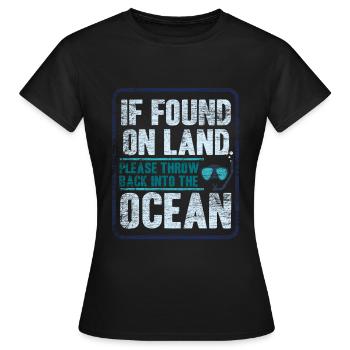 Plongeurs plongeurs - T-shirt Femme - noir - Devant - AI Model Female 172 dark (172cm)