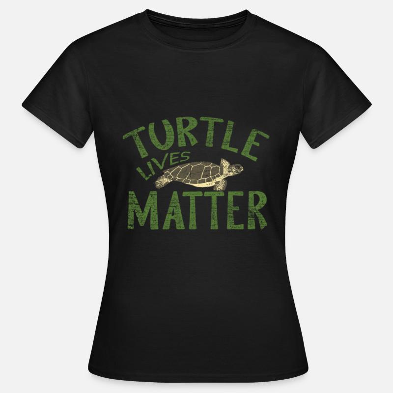 turtle - Women's T-Shirt - black