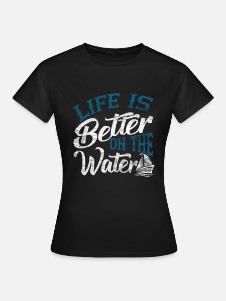 Segeln - Frauen T-Shirt - Schwarz