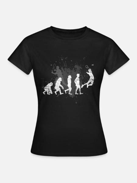 Badminton - Frauen T-Shirt - Schwarz