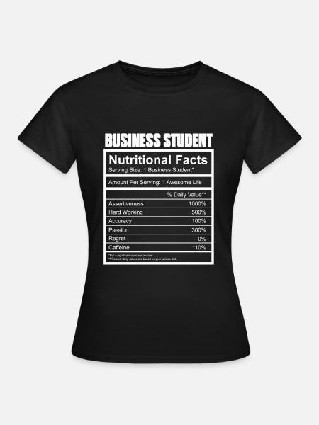 BWL Student - Frauen T-Shirt - Schwarz