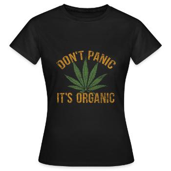 Cannabis - T-shirt Femme - noir - Devant - AI Model Female 172 dark (172cm)