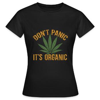 cannabis - T-shirt Femme - noir - Devant - AI Model Female 172 dark (172cm)