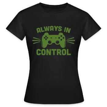 Gaming - T-shirt Femme - noir - Devant - AI Model Female 172 dark (172cm)