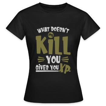Gaming - T-shirt Femme - noir - Devant - AI Model Female 172 dark (172cm)