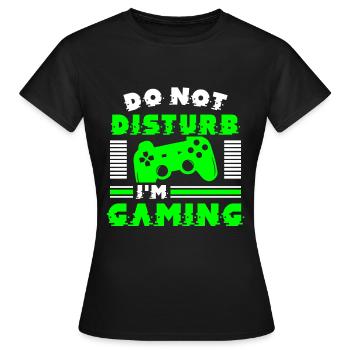 Gaming - T-shirt Femme - noir - Devant - AI Model Female 172 dark (172cm)