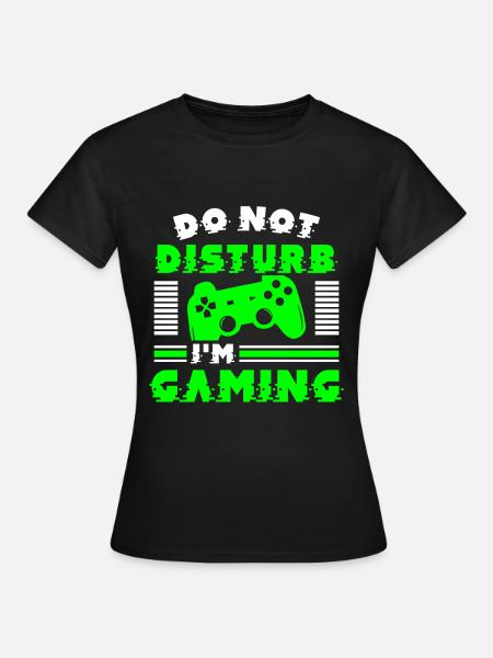 Gaming - Frauen T-Shirt - Schwarz