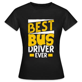 conducteur - T-shirt Femme - noir - Devant - AI Model Female 172 dark (172cm)