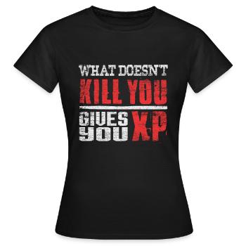 Gaming - T-shirt Femme - noir - Devant - AI Model Female 172 dark (172cm)