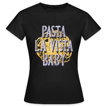Pasta - Frauen T-Shirt - Schwarz - Vorne - AI Model Female 172 dark (172cm)