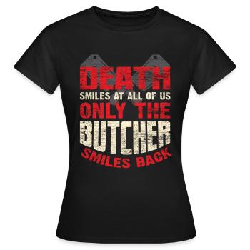 boucher - T-shirt Femme - noir - Devant - AI Model Female 172 dark (172cm)