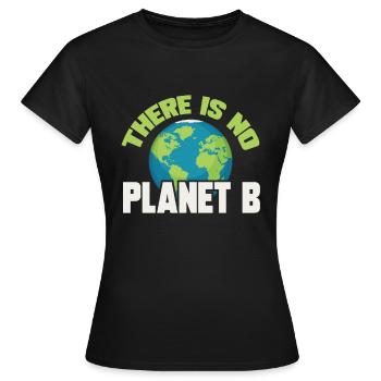 Climate change Climate protection - Women's T-Shirt - black - Front - AI Model Female 172 dark (172cm)