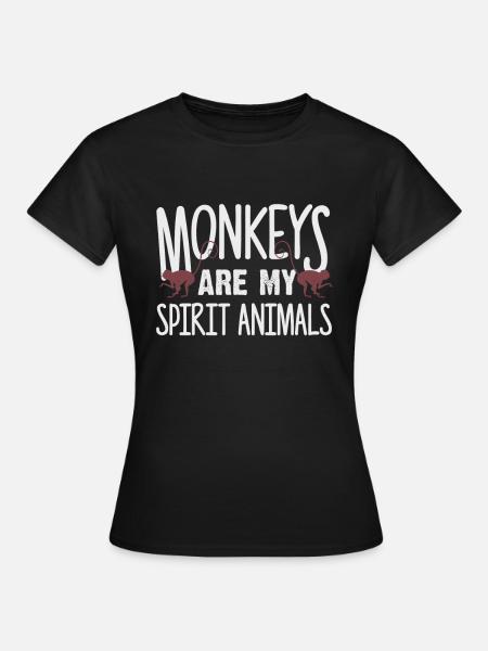 monkey - Women's T-Shirt - black