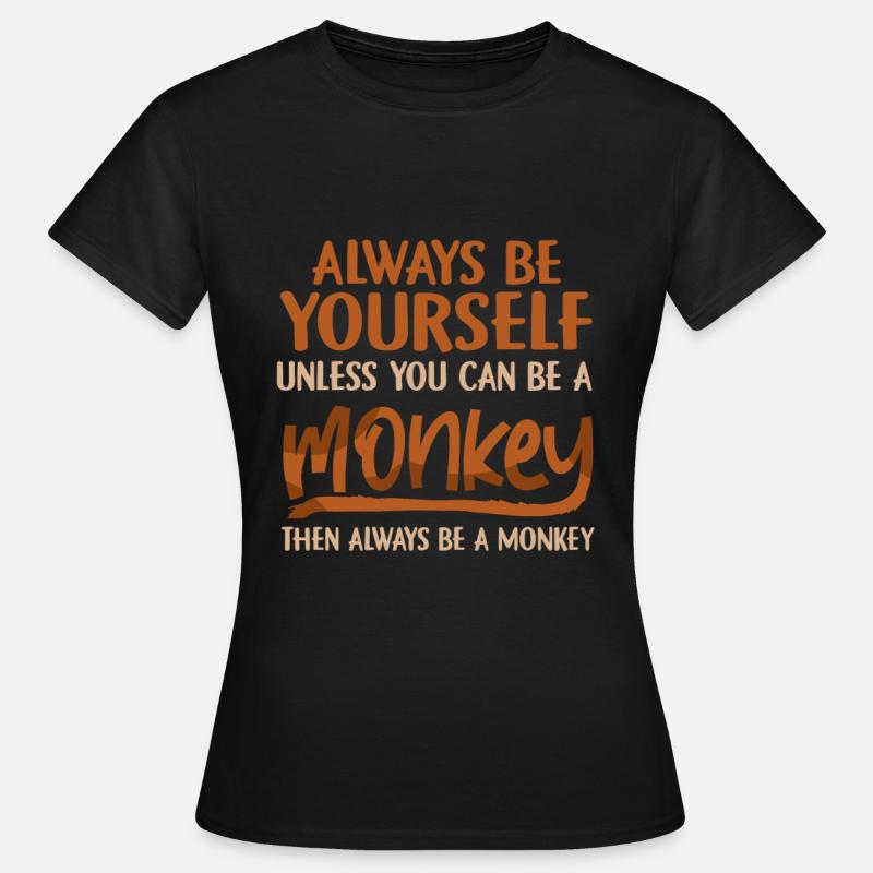 monkey - Women's T-Shirt - black