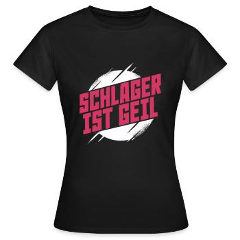 La chanson est géniale - T-shirt Femme - noir - Devant - AI Model Female 172 dark (172cm)