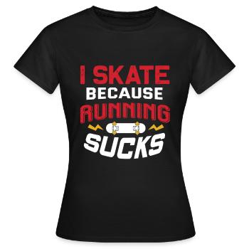 Skater - Women's T-Shirt - black - Front - AI Model Female 172 dark (172cm)