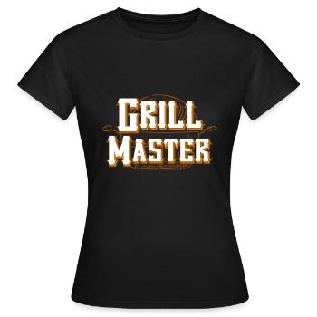 Grillmeister - Frauen T-Shirt - Schwarz - Vorne - AI Model Female 172 dark (172cm)