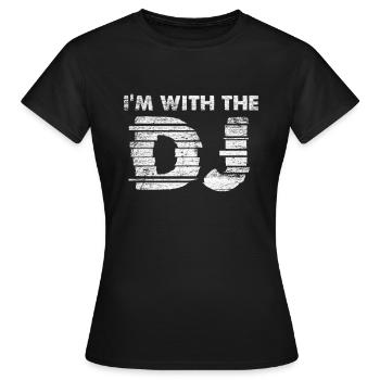 Soirée DJ - T-shirt Femme - noir - Devant - AI Model Female 172 dark (172cm)