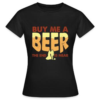 Soirée de célibataire - T-shirt Femme - noir - Devant - AI Model Female 172 dark (172cm)
