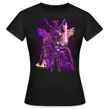 Krieger des magischen Schädels - Frauen T-Shirt - Schwarz - Vorne - AI Model Female 172 dark (172cm)