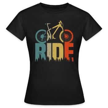 VTT VTT VTT - T-shirt Femme - noir - Devant - AI Model Female 172 dark (172cm)