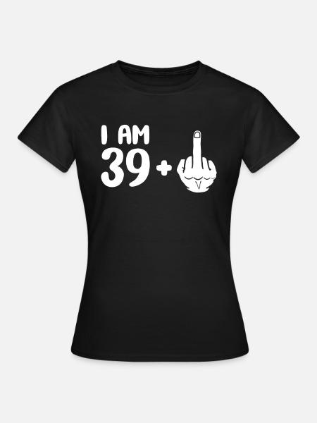 40e cadeau d'anniversaire drôle - T-shirt Femme - noir