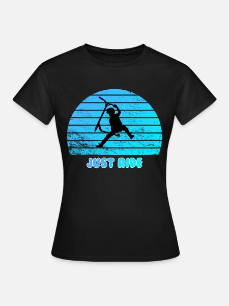 Just ride - Frauen T-Shirt - Schwarz