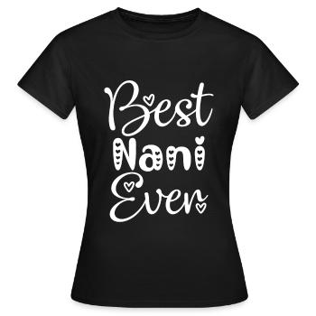 Meilleure grand-mère Nani Suisse Suisse Allemand Omi - T-shirt Femme - noir - Devant - AI Model Female 172 dark (172cm)