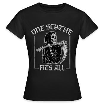 Eine Sense für alle - Frauen T-Shirt - Schwarz - Vorne - AI Model Female 172 dark (172cm)