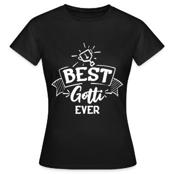 Beschts Gotti Sponsor Suisse Taufgotti Suisse - T-shirt Femme - noir - Devant - AI Model Female 172 dark (172cm)