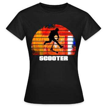 Scooter - T-shirt Femme - noir - Devant - AI Model Female 172 dark (172cm)
