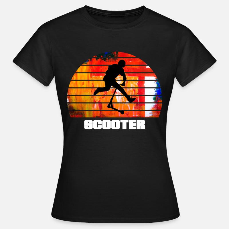 Roller - Frauen T-Shirt - Schwarz