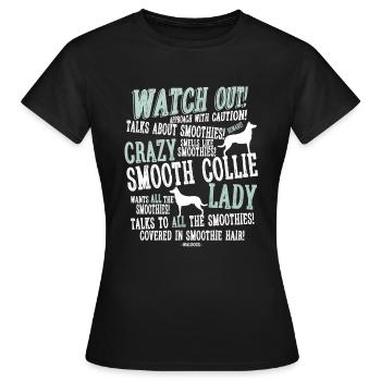 Watch Out! Smoothie W - Women's T-Shirt - black - Front - AI Model Female 172 dark (172cm)