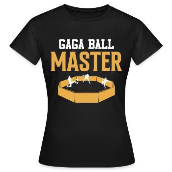 Gaga Ball Master Dans La Fosse - T-shirt Femme - noir - Devant - AI Model Female 172 dark (172cm)