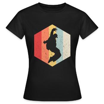 Dance break dance - Women's T-Shirt - black - Front - AI Model Female 172 dark (172cm)