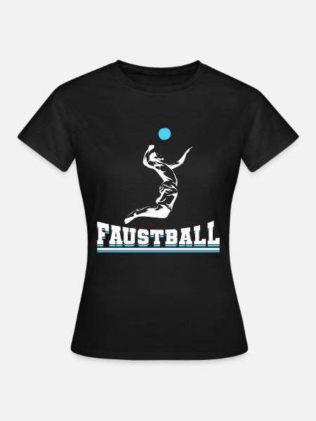 Faustball Fistball Sport - Frauen T-Shirt - Schwarz
