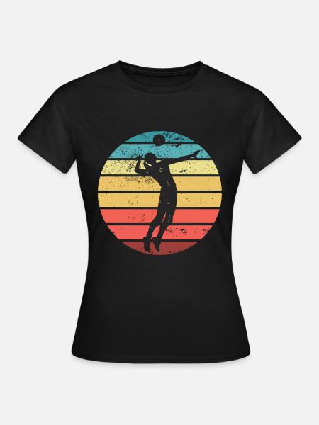 Volleyball Beachvolleyball Volleyballerin Sport - Frauen T-Shirt - Schwarz