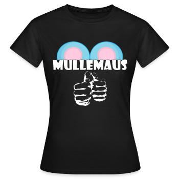 Kosename Mullemaus Geschenkidee - Frauen T-Shirt - Schwarz - Vorne - AI Model Female 172 dark (172cm)