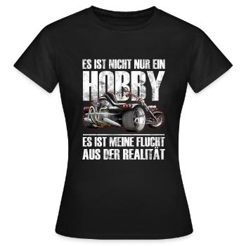 T-SHIRT TRIKER HOBBY - T-shirt Femme - noir - Devant - AI Model Female 172 dark (172cm)