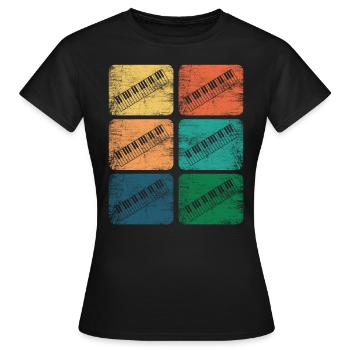 Keyboard - Women's T-Shirt - black - Front - AI Model Female 172 dark (172cm)