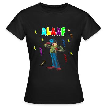 Carnaval Alaaf - T-shirt Femme - noir - Devant - AI Model Female 172 dark (172cm)
