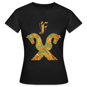 pignon de cheval e 95 f - T-shirt Femme - noir - Devant - AI Model Female 172 dark (172cm)