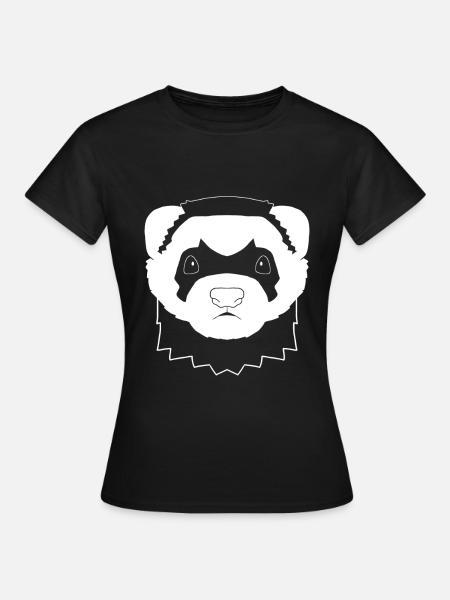 Frettchen - Frauen T-Shirt - Schwarz