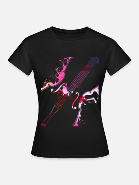 Cello Musiker Geschenk für Cello Spieler - Frauen T-Shirt - Schwarz